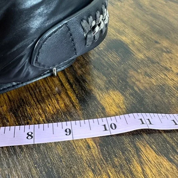 Stella McCartney Black Padded Star Mini Backpack Chain Detail Italy